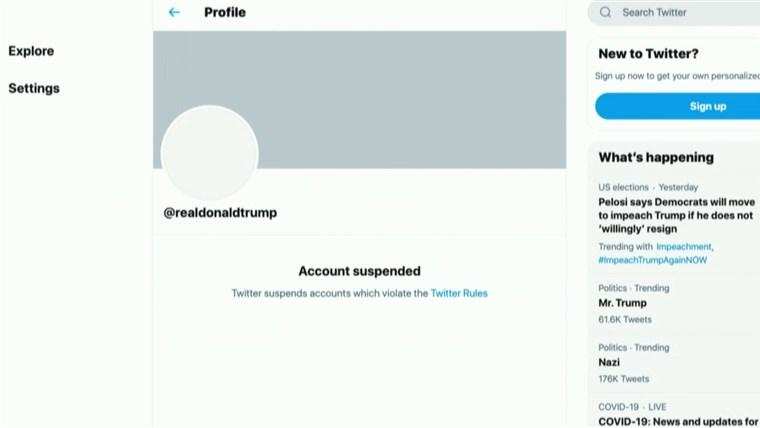 Twitter Bans Trump: डोनाल्ड ट्रंप पर ट्वीटर का स्थायी बैन, टीम अकाउंट भी किया सस्पेंड…