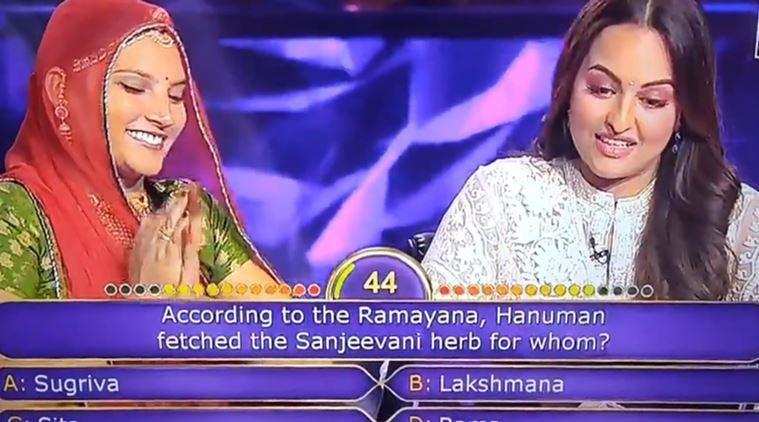 सोनाक्षी को नहीं पता रामायण में हनुमान किसके लिए संजीवनी बूटी लाए थे
