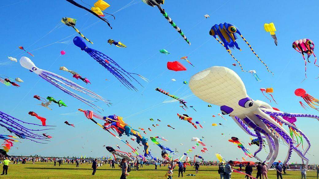 China में मनाया गया अंतर्राष्ट्रीय पतंग महोत्सव