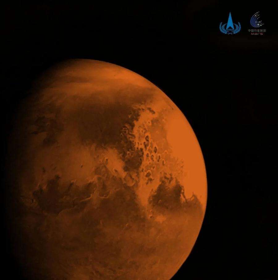 चीन के मार्स प्रोब तियानवेन -1 लाल ग्रह की उच्च-रिज़ॉल्यूशन तस्वीरें,रिपोर्ट