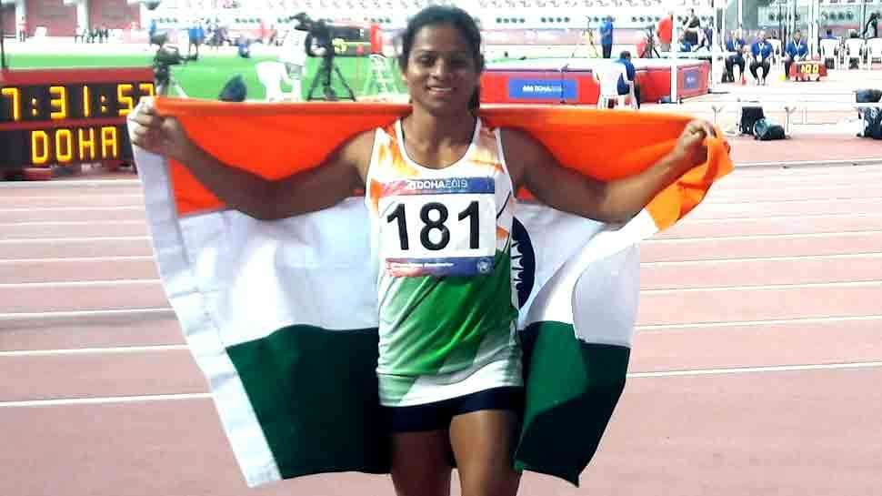 एशियाई एथलेटिक्स : दुती ने 200 मी. रेस में जीता कांस्य पदक