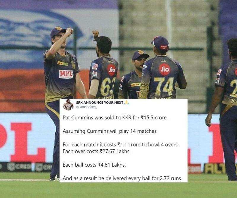 आईपीएल 2020: ट्विटर ने विस्फोट किया क्योंकि पैट कमिंस ने केकेआर बनाम एमआई के लिए गेंद के साथ विनाशकारी प्रदर्शन किया