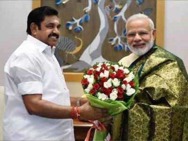 Tamil Nadu CM ने मोदी को दी जन्मदिन की बधाई