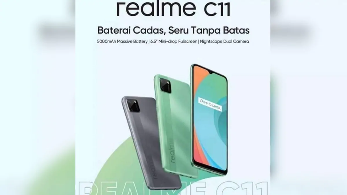 Realme C11 स्मार्टफोन को भारत में किया जायेगा आज लाँच, होगा दमदार कैमरा सेंसर