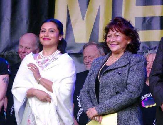 मेलबर्न फिल्म फेस्टिवल रानी मुखर्जी ने फहराया भारत का झंडा