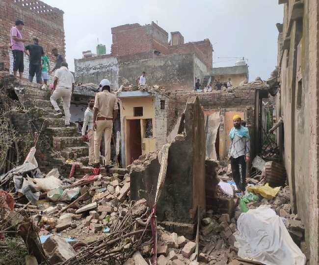 Uttar pradesh : बलरामपुर के एक मकान में विस्फोट, एक की मौत, दो घायल