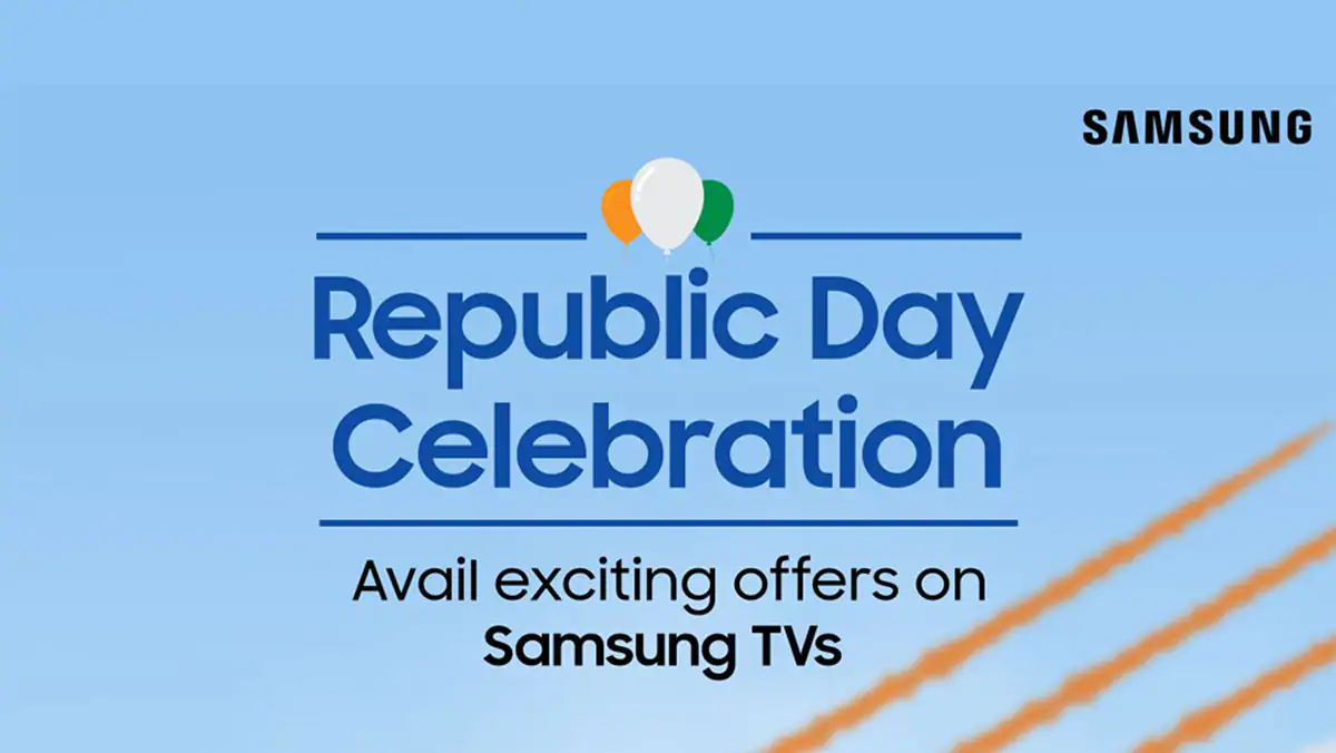 Samsung Republic Day Sale में टीवी के साथ स्मार्टफोन मिल रहा है फ्री