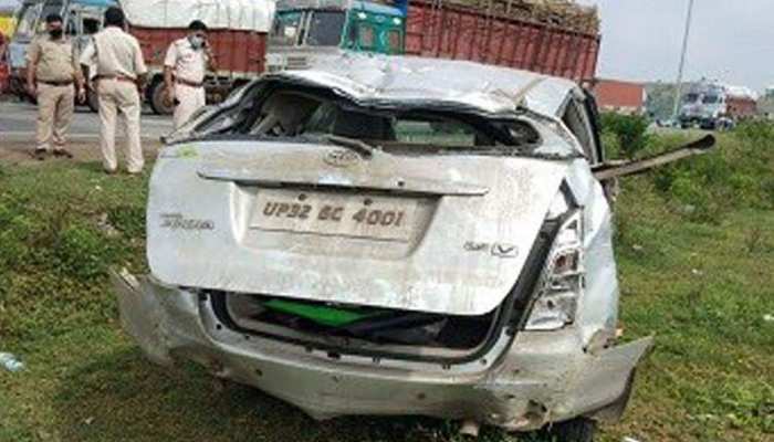 Uttar Pradesh के अपराधी की मप्र में सड़क हादसे में मौत