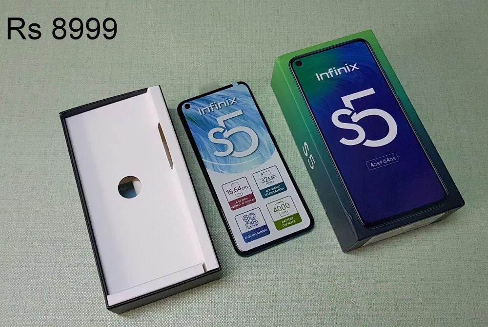 Infinix S5 स्मार्टफोन 4000 एमएएच बैटरी और चार कैमरे से लैस है, जानें