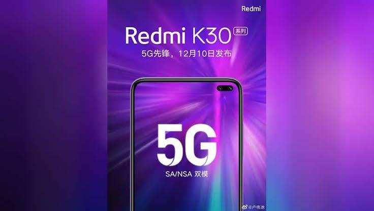 Redmi K30  स्मार्टफोन को किया जायेगा जल्द लाँच, जानें