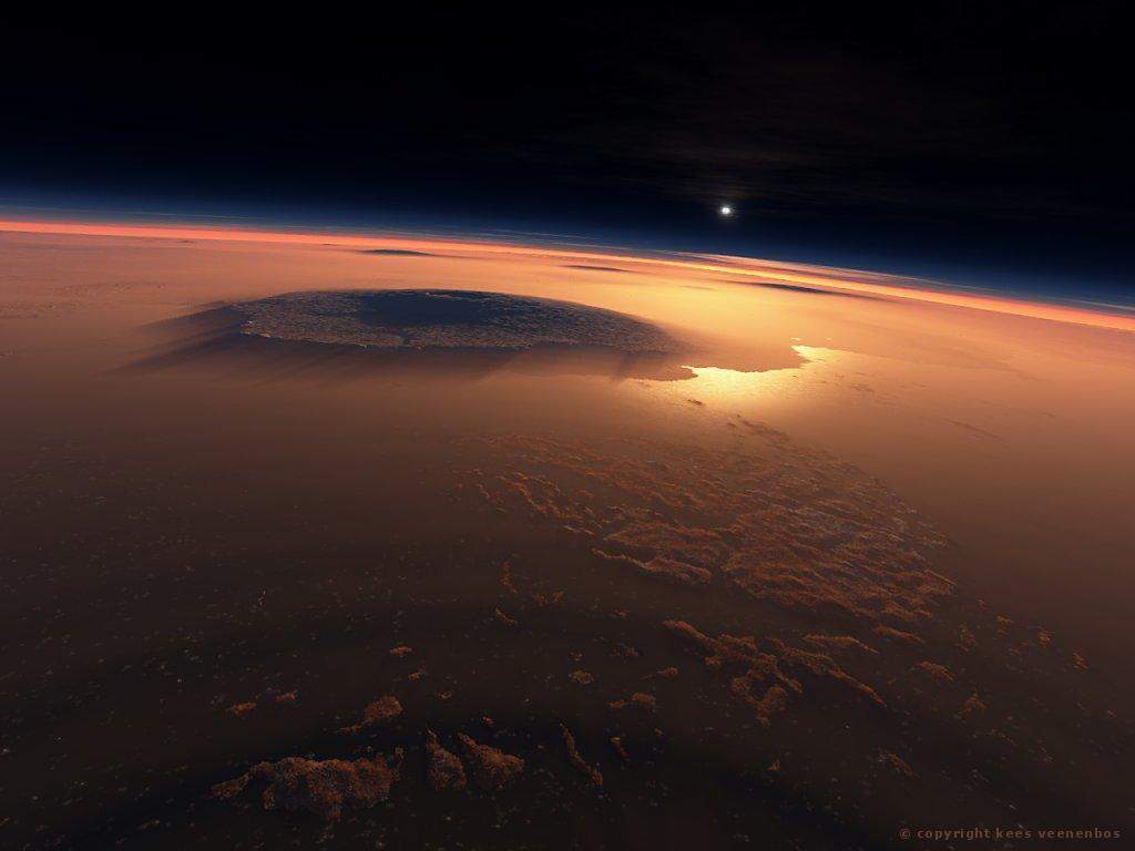 मंगल ग्रह पर पिछले 2 अरब सालों से दहक रहा है यह भयानक ज्वालामुखी