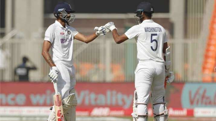 Ahmedabad Test : वाशिंगटन की ‘सुंदर’ पारी से भारत को 160 रनों की बढ़त