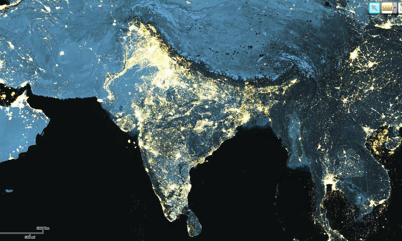 अंतरिक्ष से हमारा हिंदुस्तान सारे जहां से अच्छा नज़र आता है, नासा ने जारी की उपग्रह तस्वीरें