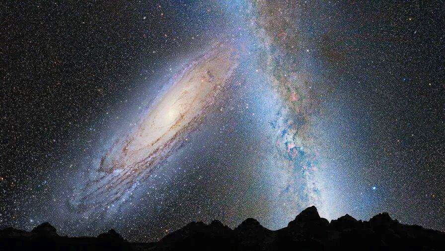 तो एंड्रोमेडा आकाशगंगा और हमारी मिल्की वे की टक्कर में नहीं होगी तारों की टक्कर
