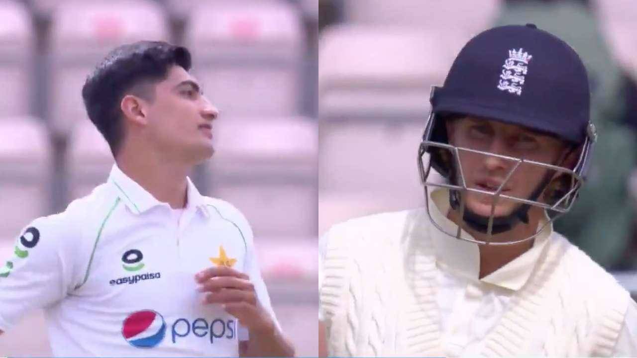 ENG vs PAK, 3rd Test: नसीम शाह की  घातक गेंद से  जो रूट के उड़े होश, देखें वीडियो