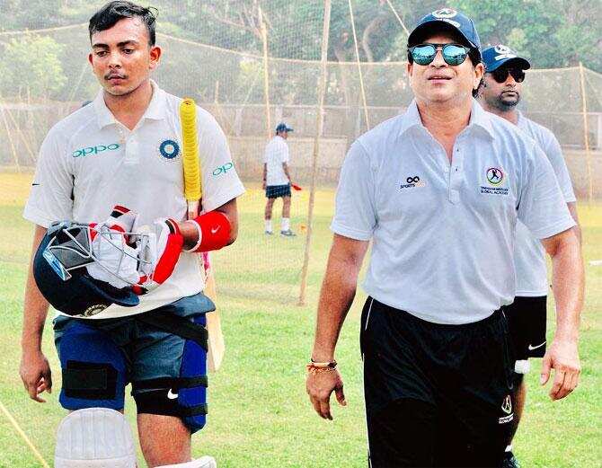 Prithvi Shaw  किस वजह से हो रहे हैं नाकाम,  Sachin Tendulkar ने बताई वजह