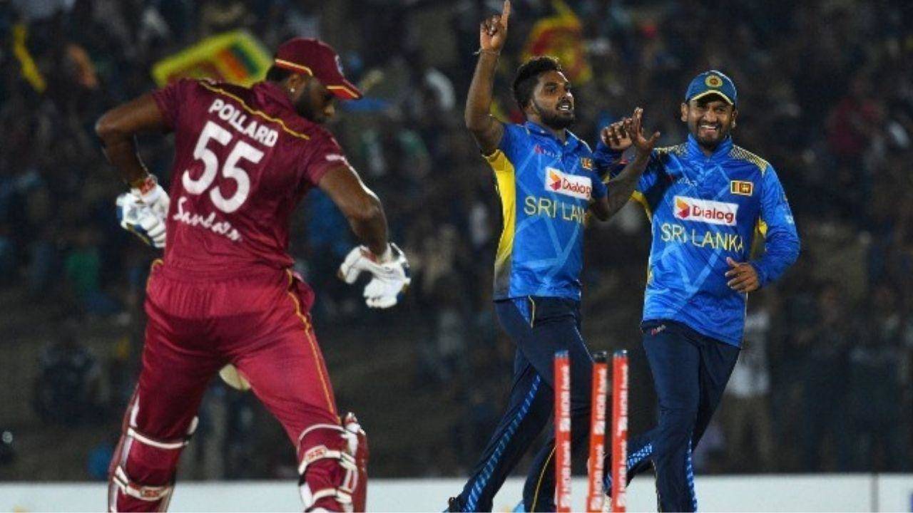 SL vs WI:दूसरे टी 20 में गेल -पोलार्ड हुए फेल, श्रीलंका ने विंडीज को 43 रनों से दी मात