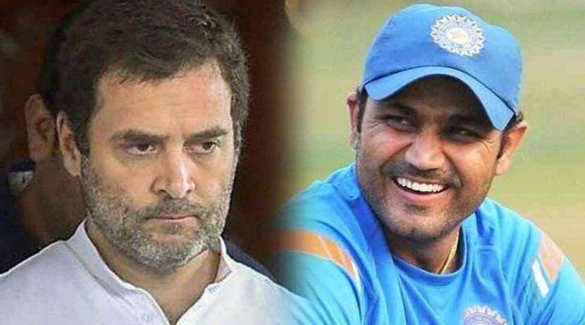 Virender Sehwag ने Rahul gandhi का वीडियो शेयर कर इंग्लैंड का ऐसे उड़ाया मजाक, देखें VIDEO