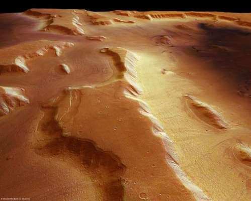 मंगल पर पाये गये बर्फीले ग्लेशियरों से जीवन की खोज हुई पुख्ता