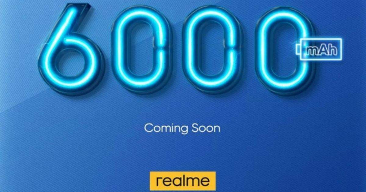 Realme जल्द अपना 6000 एमएएच बैटरी वाला स्मार्टफोन करेगी लाँच