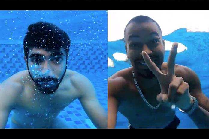 Watch: पानी के नीचे तैराकी का आनंद ले रहे खिलाड़ियों की छोटी क्लिप