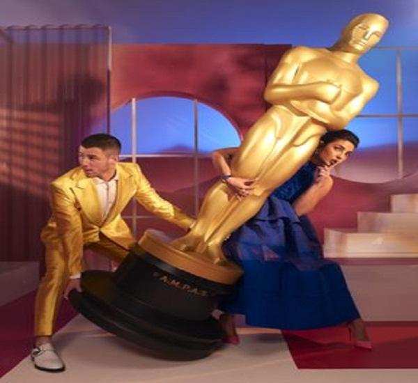 Oscar 2021: निक जोनस के साथ प्रियंका ने किया ऑस्‍कर नॉमिनेशंस का ऐलान, बाद में चुराई ऑस्‍कर ट्रॉफी