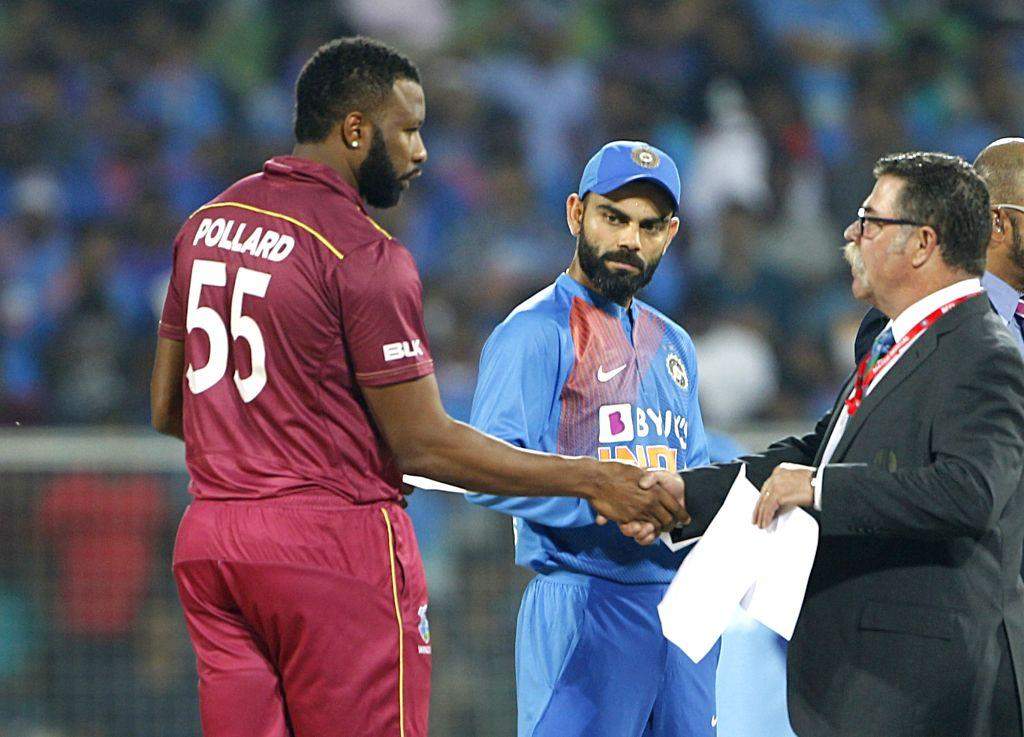 indvswi:विंडीज ने टॉस जीतकर लिया  गेंदबाज़ी का फैसला