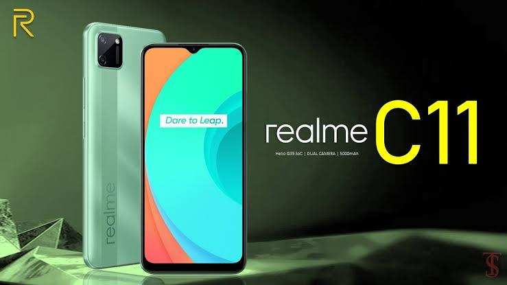 REALME C11 फोन में 5000mAh की बैटरी और रिवर्स चार्जिंग सपोर्ट है।