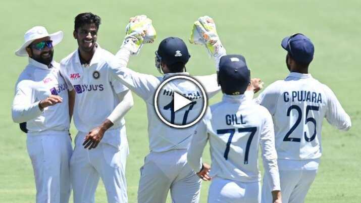 AUS vs IND:डेब्यू मैच  में  Washington Sundar का बड़ा कमाल, यूं सस्ते में  Steve smith को भेजा पवेलियन, देखें Video