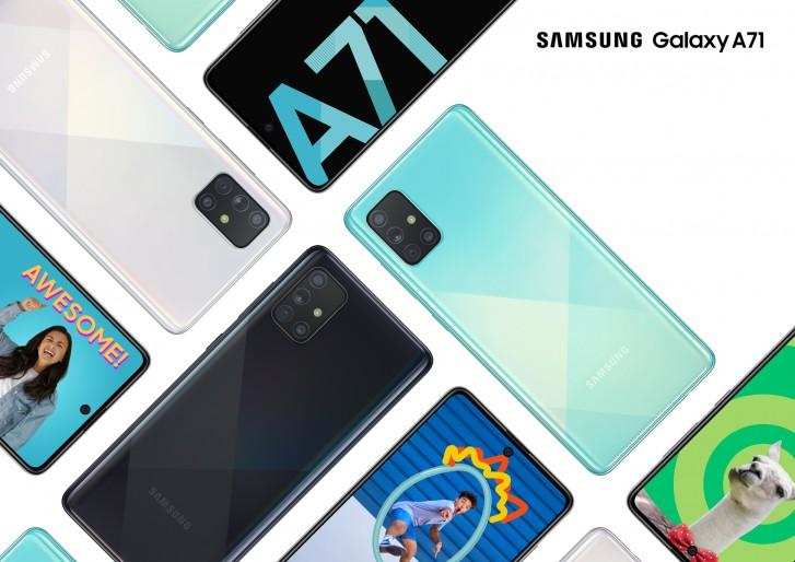 Galaxy A71 फोन को सैमसंग इंडिया की साइट पर लिस्ट किया  