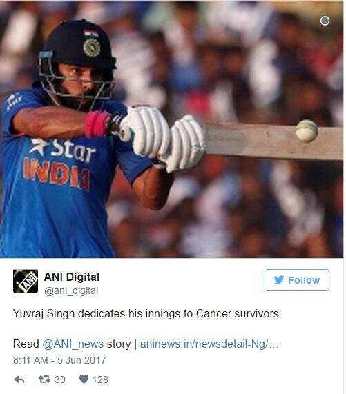 युवराज ने भारत-पाक मैच के बाद लोगों के दिलों को छू जाने वाली बात कही