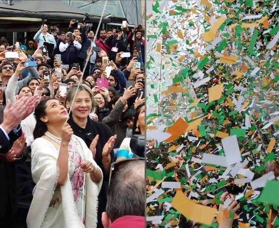 मेलबर्न फिल्म फेस्टिवल रानी मुखर्जी ने फहराया भारत का झंडा