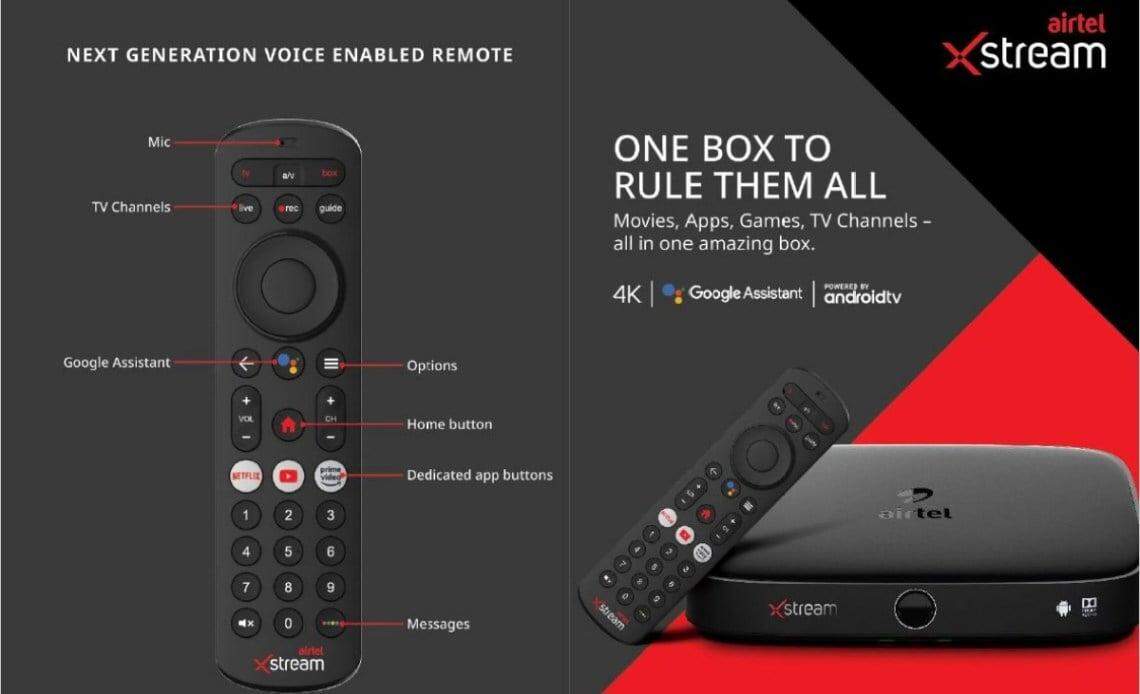 Airtel Xstream Box से सभी होम टीवी चलाएं, OTT प्लेटफ़ॉर्म और गेम्स का आनंद का भी आनंद लें