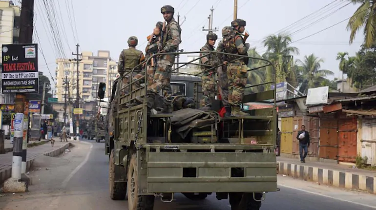 मणिपुर में उग्रवादियों का बड़ा हमला, असम राइफल्स के 3 जवान शहीद, 5 की हालत गंभीर