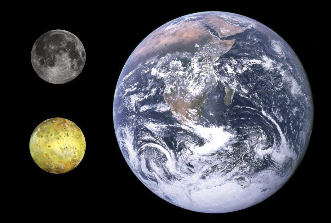 नासा के अंतरिक्ष यान ने बृहस्पति के चंद्रमा की फोटो केप्चर की है।