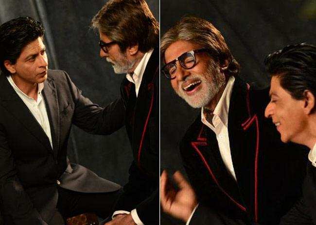 Famous Bollywood Personalities Amitabh Bachchan And Shahrukh Khan at KIFF