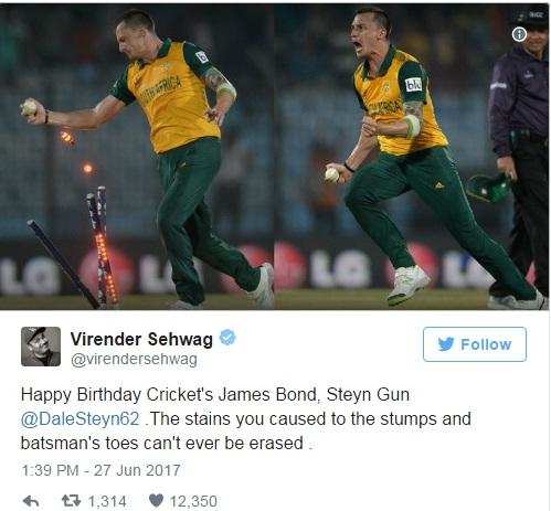 सहवाग ने अपने खास अंदाज में इस मशहूर क्रिकेटर को इस तरह दी जन्मदिन की बधाई