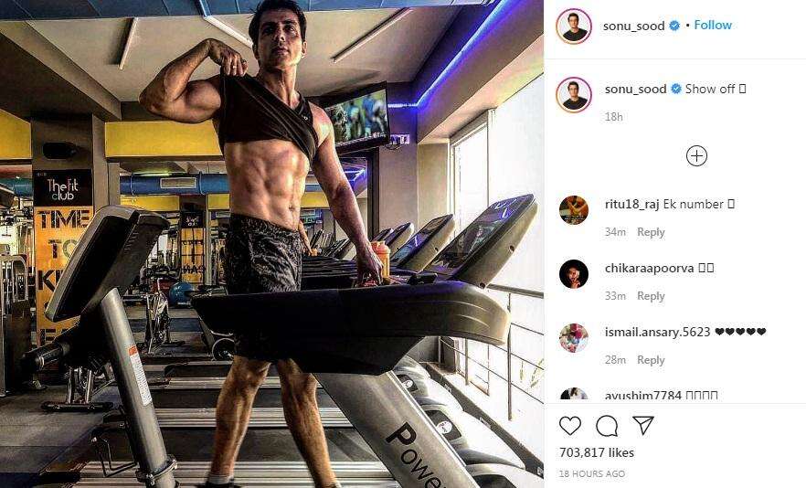 Sonu Sood: सोशल मीडिया पर वायरल हो रहा सोनू सूद के 6 पैक्स एब्स, रणवीर सिंह और सुनील शेट्टी ने किया कमेंट्स