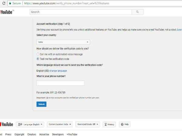 आइये जानें अपने YouTube Channel को कैसे करें वैरिफाई