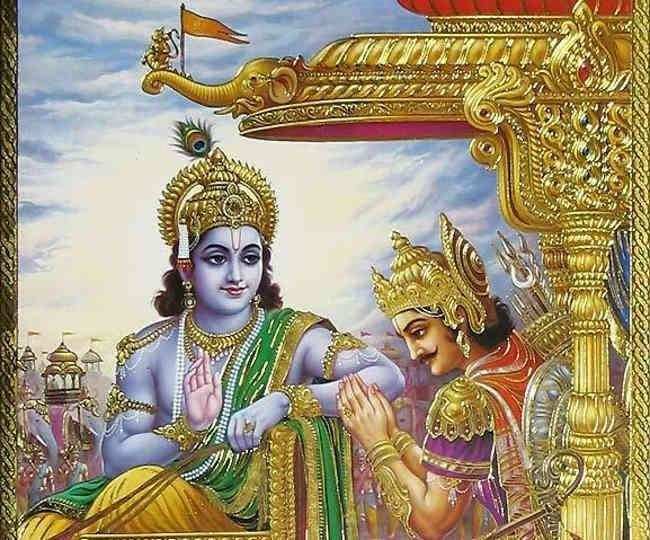छंद रूप में श्री कृष्ण ने अर्जुन को दिया था गीता का उपदेश