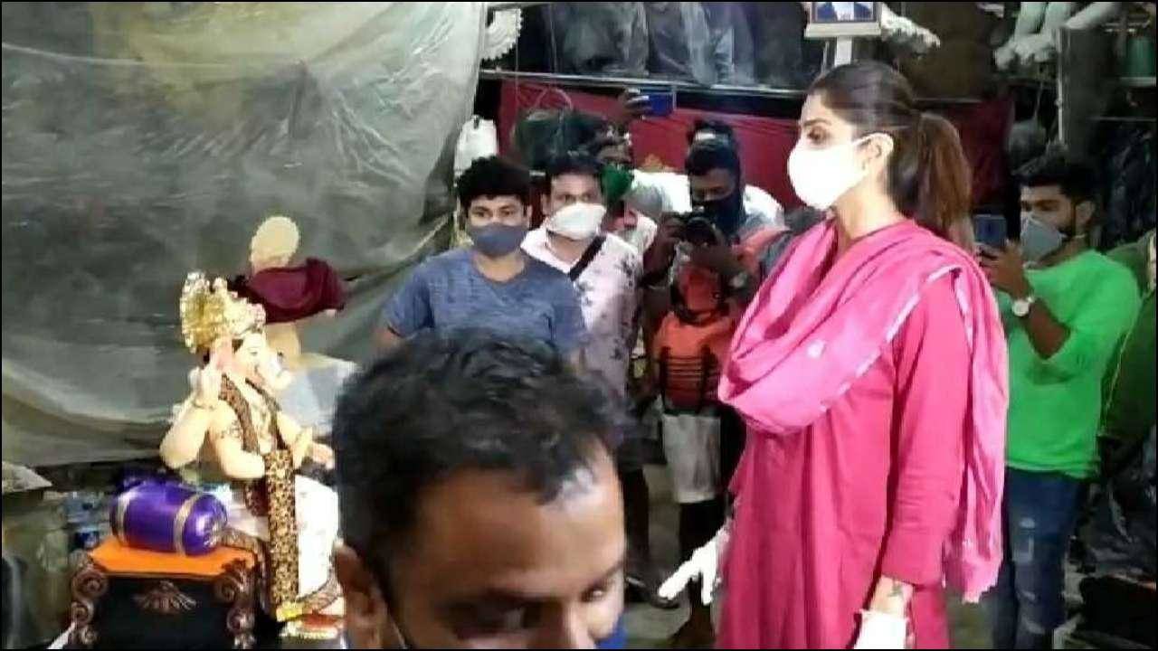 शिल्पा शेट्टी ने बड़ी धूमधाम से किया गणपति बप्पा का स्वागत, तस्वीरे हुए  वायरल