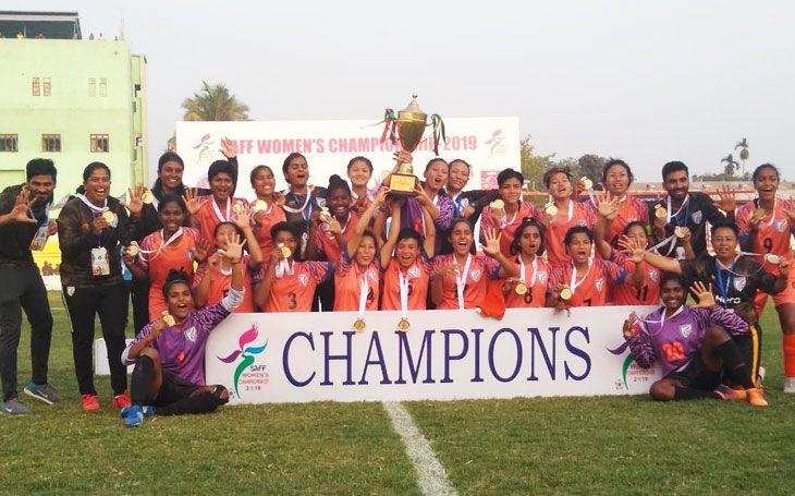 महिला फुटबाल : भारत ने 5वीं बार जीता सैफ कप
