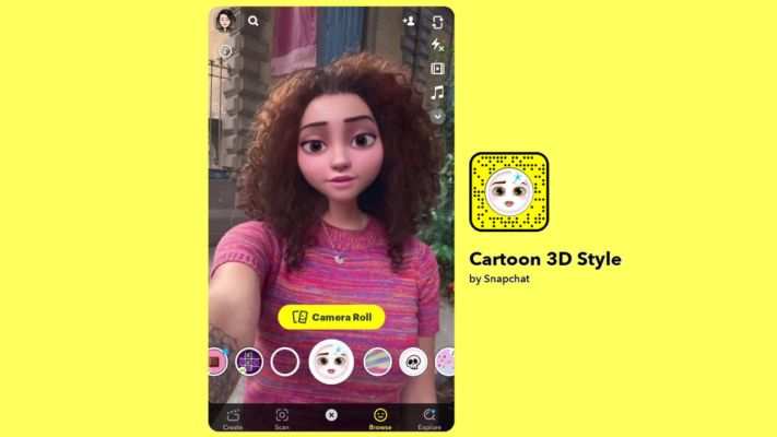 Snapchat पर व यरल ड ज न स ट इल क र ट न फ स फ ल टर क उपय ग क स कर