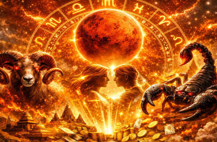 Mars Transit April 2026: इन 3 राशियों के लिए रहेगा बेहद लकी महीना, जानें मंगल गोचर का असर