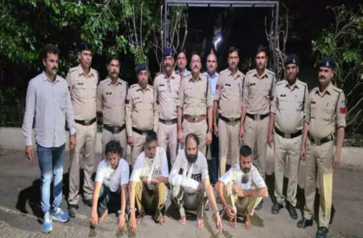 इंदौर में पुलिसकर्मियों से मारपीट मामले में 4 आरोपी गिरफ्तार, हथियार जब्त