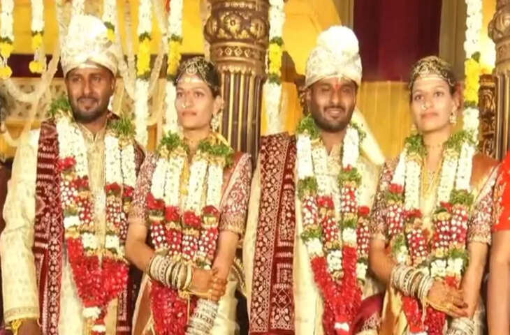 जुड़वा भाइयों की जुड़वा बहनों से शादी, तेलंगाना में अनोखा विवाह बना चर्चा का विषय