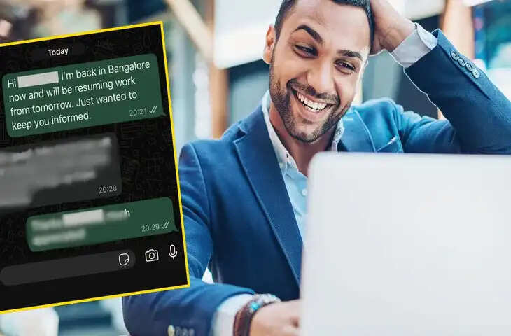 बॉस-एम्प्लॉई WhatsApp चैट वायरल: 10 दिन की छुट्टी के बाद कर्मचारी ने लौटने का मैसेज भेजा, जवाब ने इंटरनेट पर मचाई धूम