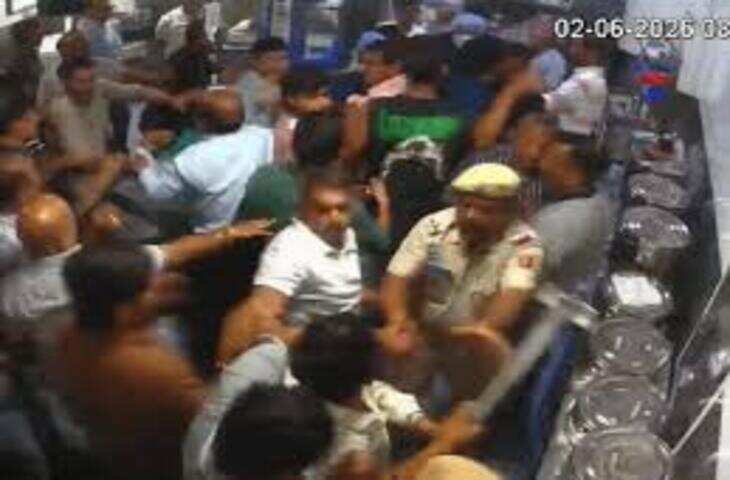 उदयपुर अस्पताल मारपीट मामले में बड़ी कार्रवाई, भूपालपुरा CI लाइन हाजिर; वीडियो में जाने पुलिस की मौजूदगी में डॉक्टरों से हुई थी मारपीट