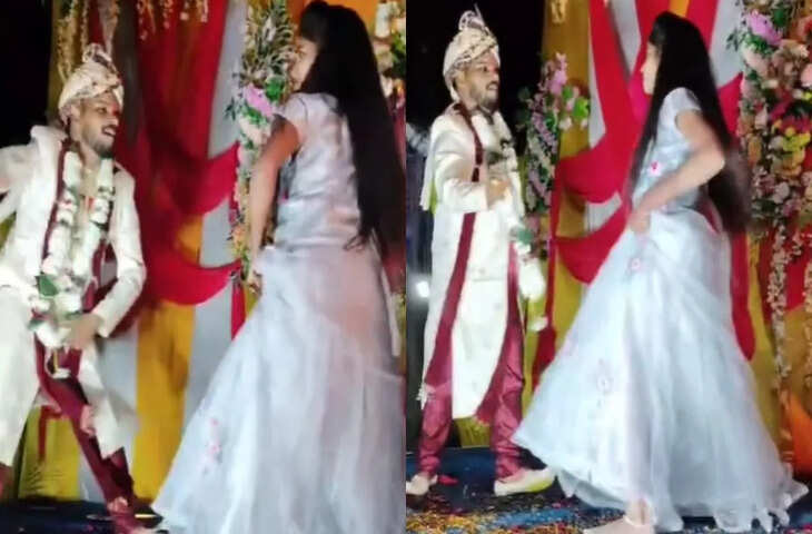 दूल्हा तो आर्केस्ट्रा प्रेमी लग रहा, सफेद लहंगे वाली साली और बेकाबू जीजा का डांस देख पब्लिक लेने लगी चटकारे