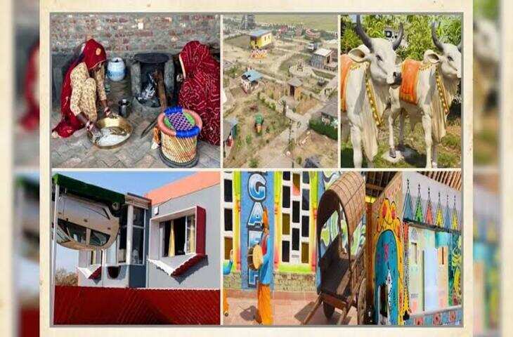 देश का वो अनोखा गांव, उल्टा घर-उल्टी गाड़ी, हवा में उड़ती साइकिल, 50 तरह का खाना फ्री